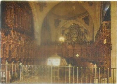 POSTAL DE MALAGA. RONDA. STA. MARIA LA MAYOR. CORO