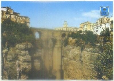 POSTAL DE MALAGA. RONDA. PUENTE NUEVO. TAJO