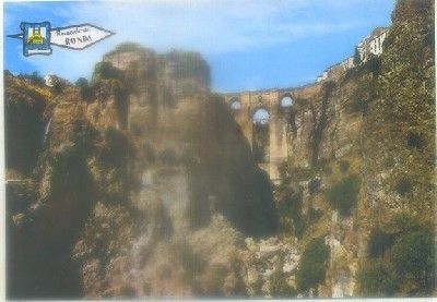 POSTAL DE MALAGA. RONDA. EL TAJO