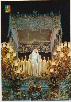 POSTAL DE MALAGA. SEMANA SANTA. VIRGEN DEL ROCIO