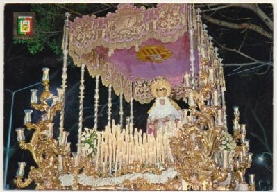 POSTAL DE MALAGA. SEMANA SANTA. MARIA STMA. DE LA CONSOLACION