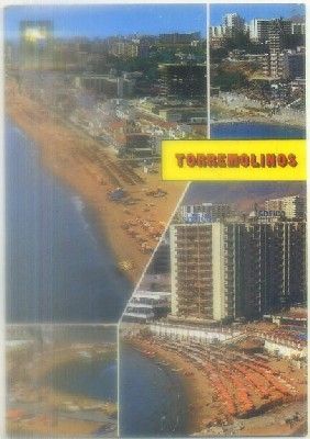 POSTAL DE MALAGA. TORREMOLINOS. CUATRO VISTAS