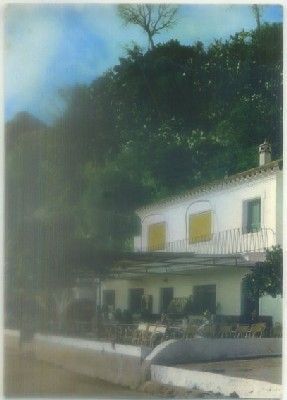 POSTAL DE MALAGA. OJEN. COSTA DEL SOL. BAR CASTILLO SOLIS