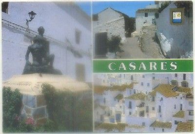 POSTAL DE MALAGA. CASARES.