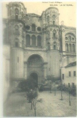 POSTAL ANTIGUA DE MALAGA. LA CATEDRAL