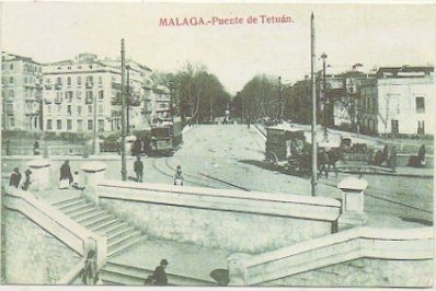 POSTAL DE MALAGA. PUENTE DE TETUAN. REPRODUCCION