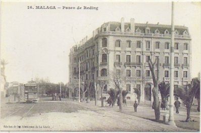 POSTAL DE MALAGA. PASEO DE REDING.REPRODUCCION