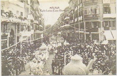 POSTAL DE MALAGA. CALLE LARIOS. REPRODUCCION