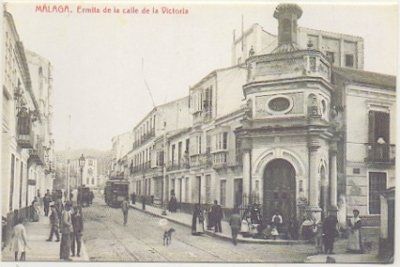 POSTAL DE MALAGA. ERMITA DE LA CALLE DE LA VICTORIA. REPRODUCCION