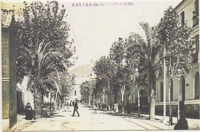 POSTAL DE MALAGA. CALLE DE ALFONSO Xll. REPRODUCCION