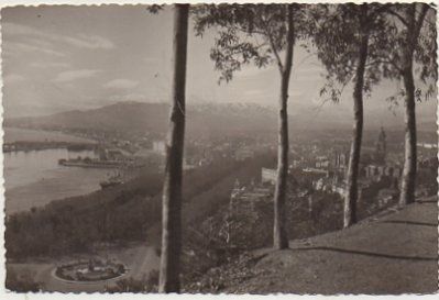 POSTAL DE MALAGA. VISTA PARCIAL