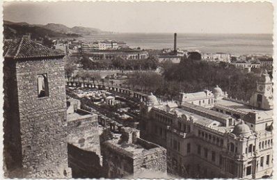 POSTAL DE MALAGA. VISTA PARCIAL