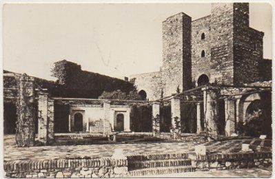 POSTAL DE MALAGA. LA ALCAZABA