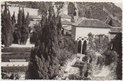 POSTAL DE MALAGA. ALCAZABA