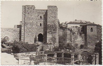 POSTAL DE MALAGA. ALCAZABA