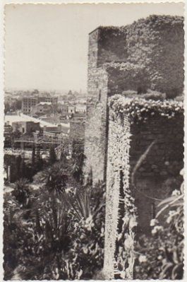 POSTAL DE MALAGA. ALCAZABA