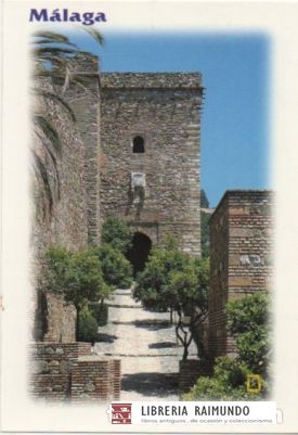 POSTAL DE MALAGA. LA ALCAZABA. PUERTA DEL CRISTO