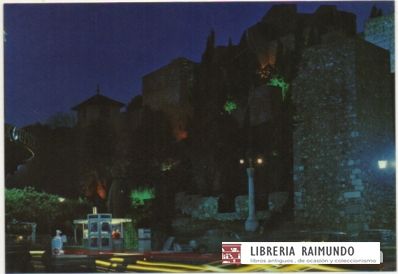 POSTAL DE MALAGA. LA ALCAZABA DE NOCHE. SERIE 103 Nº 19
