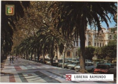 POSTAL DE MALAGA. PASEO DEL PARQUE Nº 63