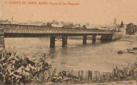 POSTAL ANTIGUA DEL PUERTO DE SANTA MARIA. Nº 2. PUERTO DE SAN ALEJANDRO.
