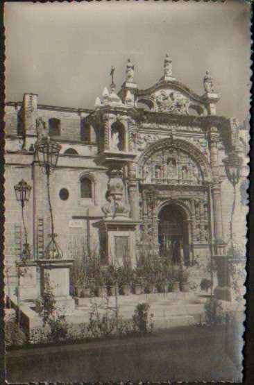 POSTAL ANTIGUA DEL PUERTO DE SANTA MARIA. IGLESIA MAYOR PRIORAL. PUERTA DEL SOL.