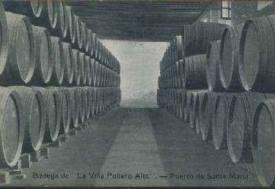 POSTAL DE EL PUERTO DE SANTA MARIA CADIZ BODEGA DE LA VIÑA POLLERO ALTO Nº 3 BODEGA DE SAN JOSE