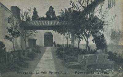 POSTAL DE EL PUERTO DE SANTA MARIA CADIZ BODEGA DE LA VIÑA POLLERO ALTO Nº 2 ENTRADA POR LA AVENIDA