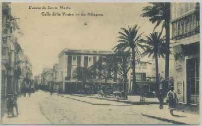 POSTAL ANTIGUA DEL PUERTO SANTA MARIA. CADIZ. CALLE VIRGEN DE LOS MILAGROS