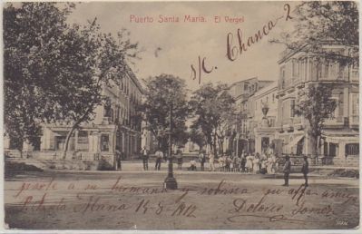 POSTAL ANTIGUA DEL PUERTO SANTA MARIA. EL VERGEL