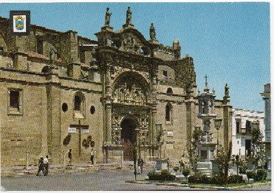 POSTAL DEL PUERTO SANTA MARIA. IGLESIA DEL SAGRADO CORAZON