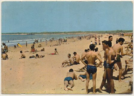 POSTAL DEL PUERTO SANTA MARIA. PLAYA DE VALDELAGRANA