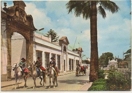 POSTAL DEL PUERTO SANTA MARIA. CABALLISTAS EN LA FERIA