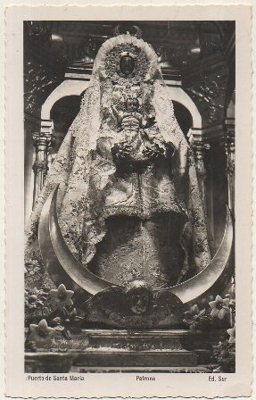 POSTAL DEL PUERTO SANTA MARIA. PATRONA