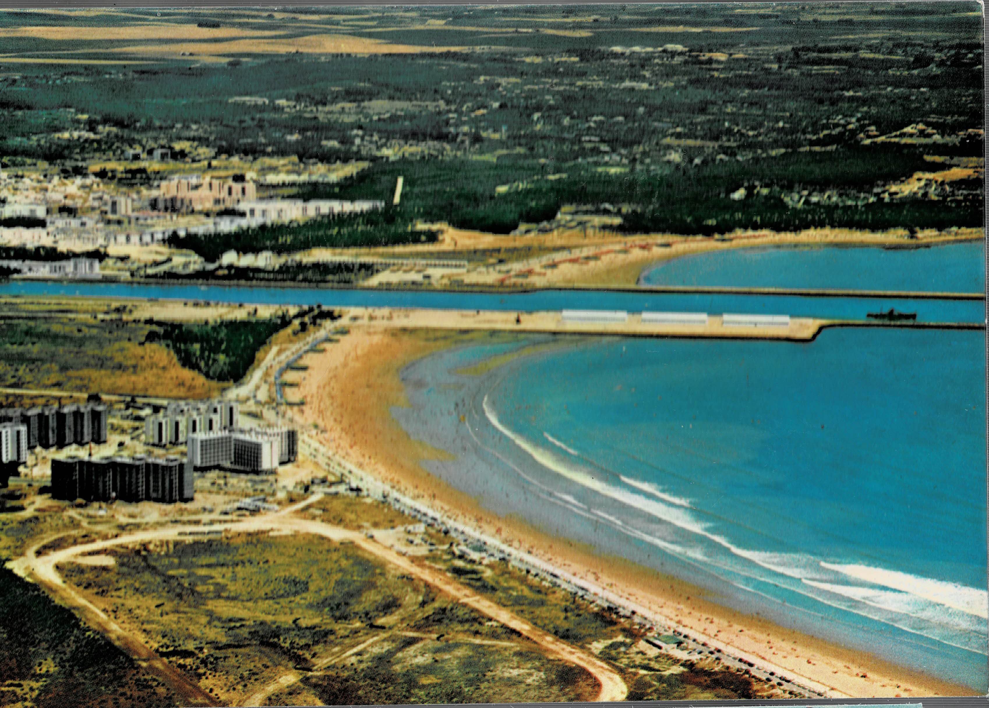 POSTAL MODERNA DEL PUERTO SANTA MARIA. VISTA AEREA