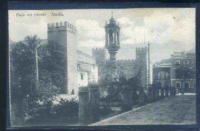 POSTAL ANTIGUA DE SEVILLA. PLAZA DEL TRIUNFO