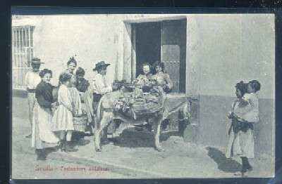 POSTAL ANTIGUA DE SEVILLA. COSTUMBRES ANDALUCES