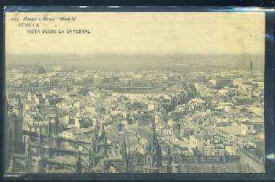 POSTAL ANTIGUA DE SEVILLA. VISTA DESDE LA CATEDRAL