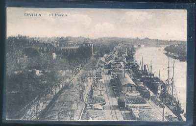 POSTAL ANTIGUA DE SEVILLA. EL PUERTO