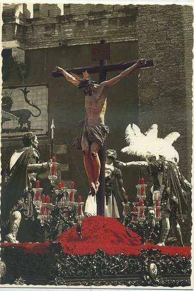 POSTAL DE SEVILLA. HERMANDADES DE PENITENCIA. STMO. CRISTO DEL DESAMPARO Y ABANDONO Nº 37