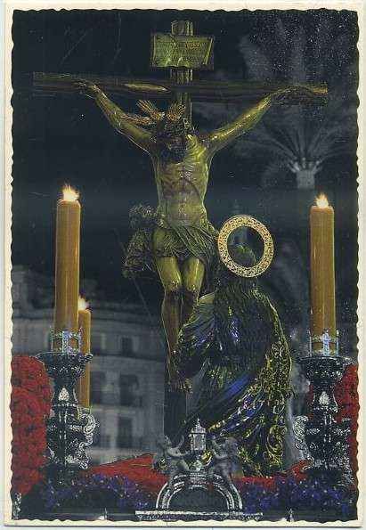 POSTAL DE SEVILLA. HERMANDADES DE PENITENCIA. STMO. CRISTO DE LA BUENA MUERTE Nº 12