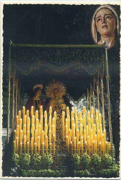 POSTAL DE SEVILLA. HERMANDADES DE PENITENCIA. MARIA STMA. DE LOS DOLORES  Nº 6