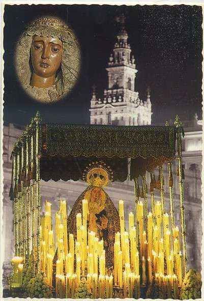 POSTAL DE SEVILLA. HERMANDADES DE PENITENCIA. NTRA. SRA. DEL VALLE Nº 82