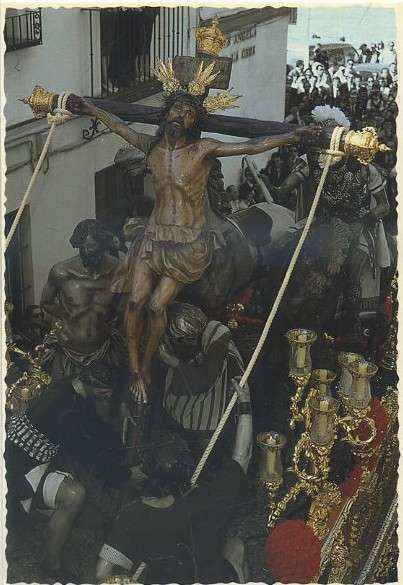 POSTAL DE SEVILLA. HERMANDADES DE PENITENCIA. STMO. CRISTO DE LA EXALTACION Nº 73