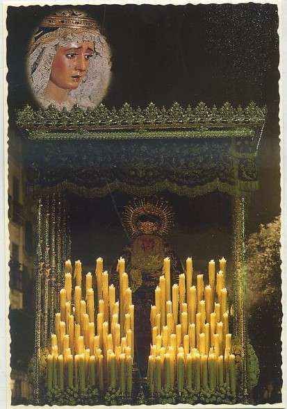 POSTAL DE SEVILLA. HERMANDADES DE PENITENCIA. NTRA. MADRE Y SRA. DE MONTSERRAT Nº 107