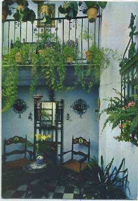 POSTAL DE SEVILLA. BARRIO SANTA CRUZ. PATIO TIPICO Nº 131