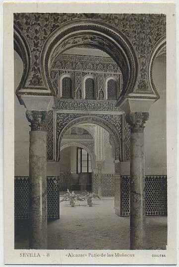 POSTAL DE SEVILLA. ALCAZAR. PATIO DE LAS MUÑECAS
