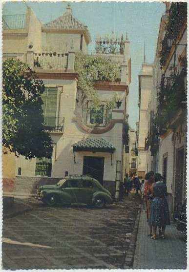 POSTAL DE SEVILLA. PLAZA DE DOÑA ELVIRA. SERIE lll Nº 105