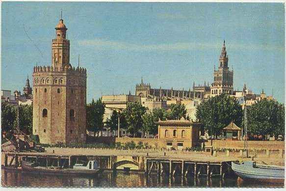 POSTALES DE SEVILLA. TORRE DEL ORO Nº 450