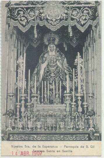 POSTAL ANTIGUA DE SEVILLA. REPRODUCCION. NTA. SRA. DE LA ESPERANZA