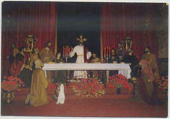 POSTAL DE SEVILLA. SEMANA SANTA. SANTA CENA Nº 21